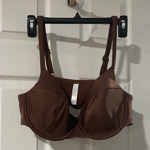 Lane Bryant Brown Bikini Top